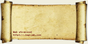 Jesenka Bzeničanin vizit kartica